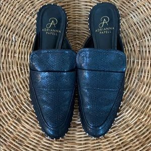 Leather slides